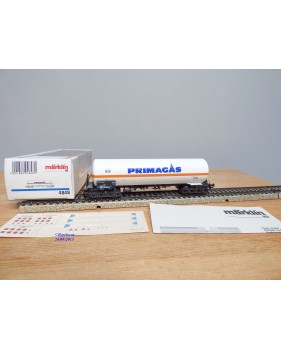 Märklin 4848,  wagon citerne pour gaz liquéfié PRIMAGAS  DB  neuf  BO