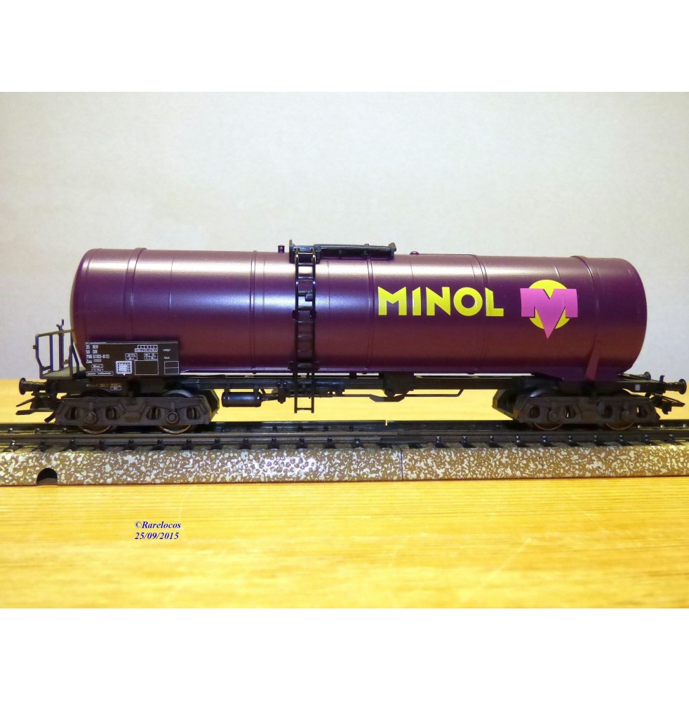 Märklin 4856,  wagon citerne MINOL   DB  neuf  BO