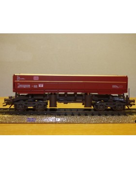 Märklin métal 4617 Wagon surbaissé EVS DB BO