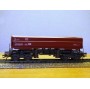 Märklin métal 4617 Wagon surbaissé EVS DB BO