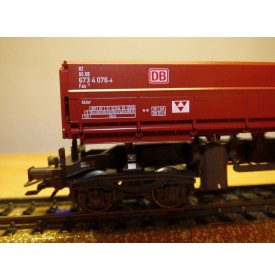 Märklin métal 4617 Wagon surbaissé EVS DB BO