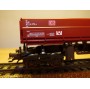 Märklin métal 4617 Wagon surbaissé EVS DB BO