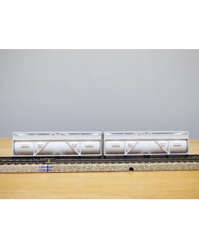 HAG 398 . 04 , wagon plat type Sgs + conteneurs citernes  de 30 '  Giezendammer   SBB  BO