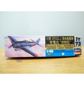 HASEGAWA 09073, intercepteur japonais KAWANISHI  N1K2-J  SHIDENKAI   GEORGE  early version  Neuf  BO 1/48