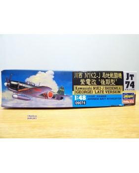 HASEGAWA 09074, intercepteur japonais KAWANISHI  N1K2-J  SHIDENKAI   GEORGE  late  version  Neuf  BO 1/48