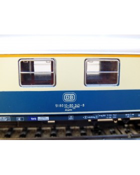 Märklin 4032 voiture grandes lignes A4ümg à feux de fin de convoi 1 Kl. DB BO