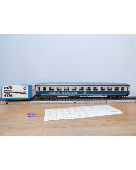 Märklin 4032 voiture grandes lignes A4ümg à feux de fin de convoi 1 Kl. DB BO