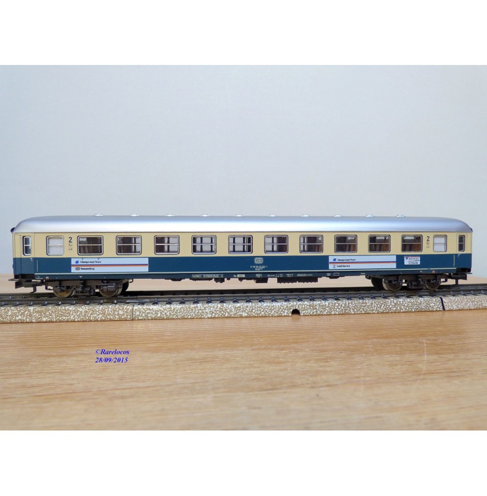 Märklin 4032 voiture grandes lignes A4ümg à feux de fin de convoi 1 Kl. DB BO