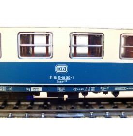 Märklin 4032 voiture grandes lignes A4ümg à feux de fin de convoi 1 Kl. DB BO