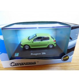 Cararama 1/72 ???, Peugeot 206 vert neuve  BO