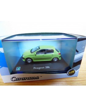 Cararama 1/72 ???, Peugeot 206 bleue neuve BO