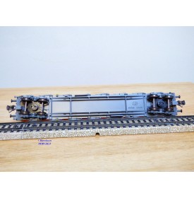 HAG 380 . 02 , wagon plat  à ranchers type Rs-x  chargé de bennes à roulettes    SBB  BO