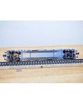 HAG 380 . 02 , wagon plat  à ranchers type Rs-x  chargé de bennes à roulettes    SBB  BO