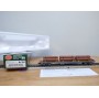 HAG 354 . 04 , wagon plat  à ranchers type Rs chargé de conduites de gaz  SBB  BO