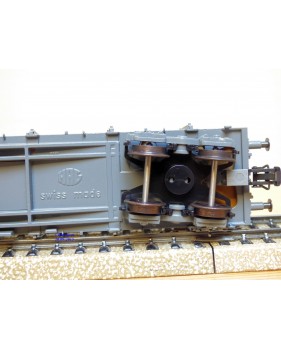 HAG 364 . 04 , wagon plat  à ranchers type Rs chargé de tuyaux   SBB  BO