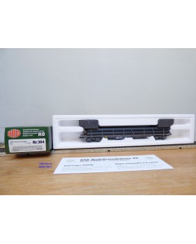 HAG 364 . 04 , wagon plat  à ranchers type Rs chargé de tuyaux   SBB  BO