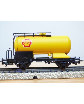LILIPUT 250 00, wagon citerne à plate forme de serre freins SHELL   ÖBB ou DB ou  SBB   neuf  BO