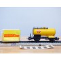 LILIPUT 250 00, wagon citerne à plate forme de serre freins SHELL   ÖBB ou DB ou  SBB   neuf  BO