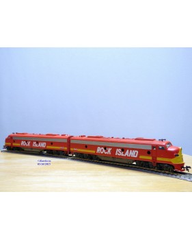 RIVAROSSI 1937, locos diesel EMD E8 A ROCK ISLAND   neuf   BO