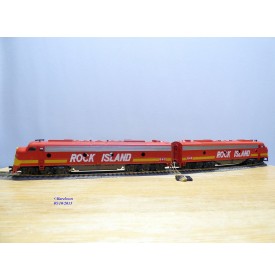 RIVAROSSI 1937, locos diesel EMD E8 A ROCK ISLAND   neuf   BO