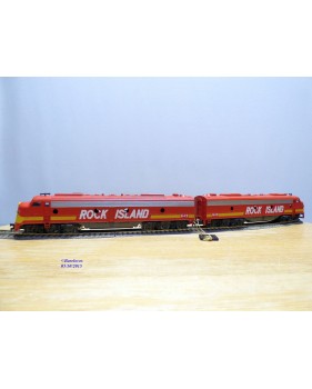 RIVAROSSI 1937, locos diesel EMD E8 A ROCK ISLAND   neuf   BO