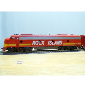 RIVAROSSI 1937, locos diesel EMD E8 A ROCK ISLAND   neuf   BO