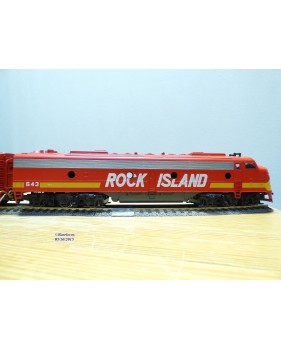 RIVAROSSI 1937, locos diesel EMD E8 A ROCK ISLAND   neuf   BO