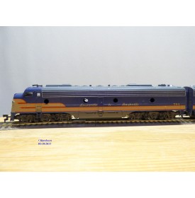RIVAROSSI 1967, locos diesel EMD E8 A  LOUISVILLE & NASHVILLE  neuf   BO