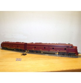 RIVAROSSI 1958, locos diesel EMD E8 A   NORFOLK and WESTERN  ( N&W )  neuf   BO