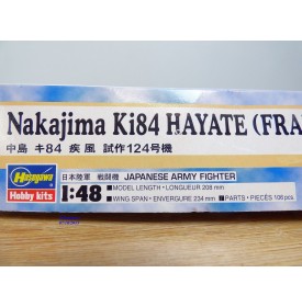 HASEGAWA 09346, chasseur  japonais NAKAJIMA  Ki84 HAYATE ( FRANK ) pré production  Neuf  BO 1/48
