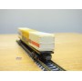 LIMA 320486,  wagon plat 3 containers HAPAG LLOYD, RENFE et DB   BO   N