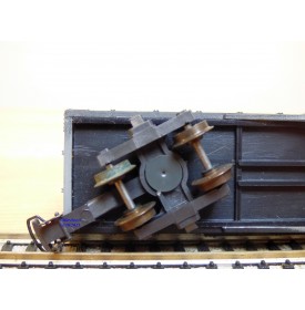LILIPUT HOe   955,  wagon couvert  à plate forme de serre freins  type GC N°:459  Zillertalbahn   neuf   BO    HOe