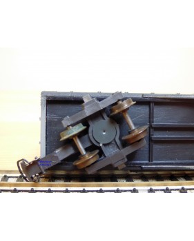 LILIPUT HOe   955,  wagon couvert  à plate forme de serre freins  type GC N°:459  Zillertalbahn   neuf   BO    HOe