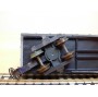 LILIPUT HOe   955,  wagon couvert  à plate forme de serre freins  type GC N°:459  Zillertalbahn   neuf   BO    HOe