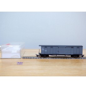 LILIPUT HOe   955,  wagon couvert  à plate forme de serre freins  type GC N°:459  Zillertalbahn   neuf   BO    HOe