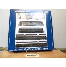 FLEISCHMANN  4896 , coffret  50 Jahre DB -  Eilzug der 60 er Jahre  DB  neuf   BO