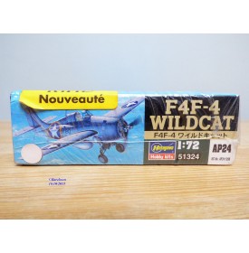 HASEGAWA  53124, chasseur embarqué américain Grumman F4F-4 Wildcat   Neuf   BO  1/72