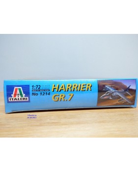 ITALERI 1214,   avion d'attaque à décollage vertical HAWKER HARRIER GR.7  RAF   Neuf    BO  1/72