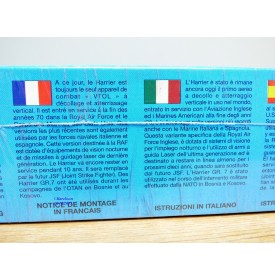 ITALERI 1214,   avion d'attaque à décollage vertical HAWKER HARRIER GR.7  RAF   Neuf    BO  1/72