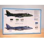 ITALERI 1214, avion d'attaque à décollage vertical HAWKER HARRIER GR.7 RAF Neuf BO 1/72