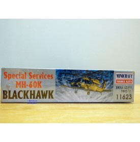 MINICRAFT 11623, hélicoptère SIKORSKI MH-60K  BLACKHAWK Special Services  Neuf  BO 1/48 