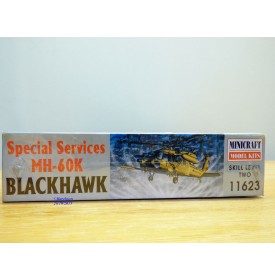 MINICRAFT 11623, hélicoptère SIKORSKI MH-60K  BLACKHAWK Special Services  Neuf  BO 1/48 