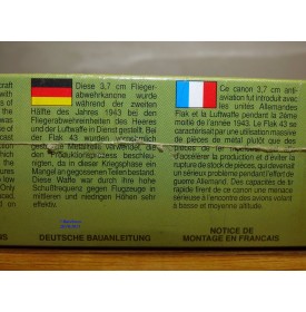 ITALERI 363, canon anti aérien allemand de 37 mm  Flak 43   Neuf  BO 1/35