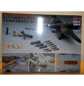 HASEGAWA 36009  /  X48-009, pilotes et équipements Luftwaffe WW II  neuf   BO  1/48