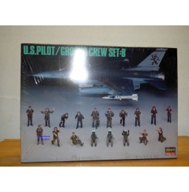 HASEGAWA 36005 / X48-5,  pilotes et personnel au sol  1/48   Neuf BO