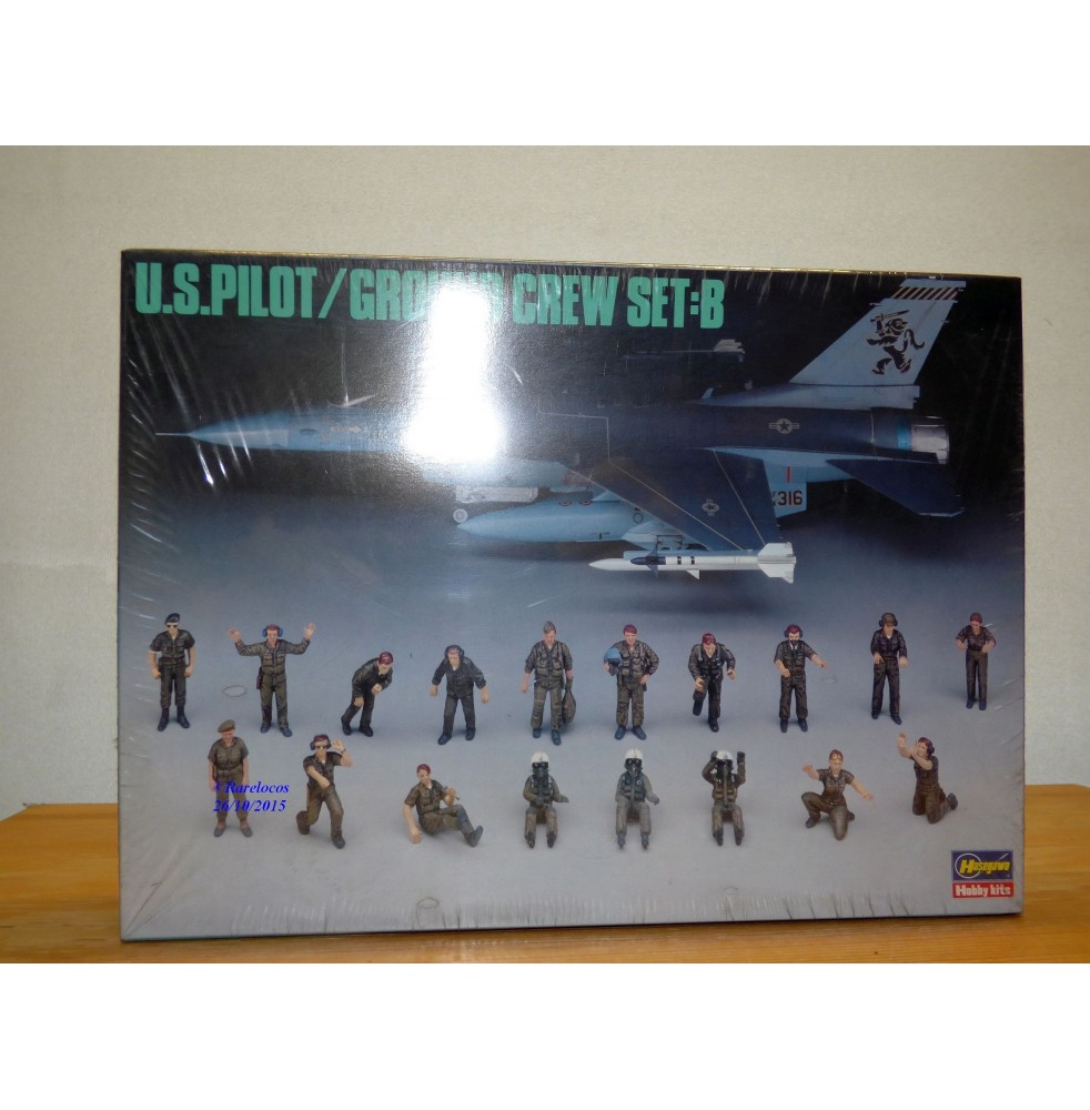 HASEGAWA 36005 / X48-5,  pilotes et personnel au sol  1/48   Neuf BO