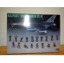 HASEGAWA 36005 / X48-5,  pilotes et personnel au sol  1/48   Neuf BO