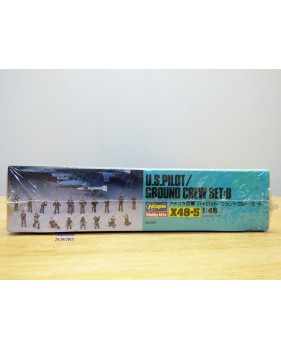 HASEGAWA 36005 / X48-5,  pilotes et personnel au sol  1/48   Neuf BO