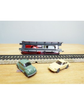 Märklin métal 4617 Wagon surbaissé EVS DB BO