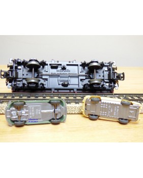 Märklin métal 4617 Wagon surbaissé EVS DB BO